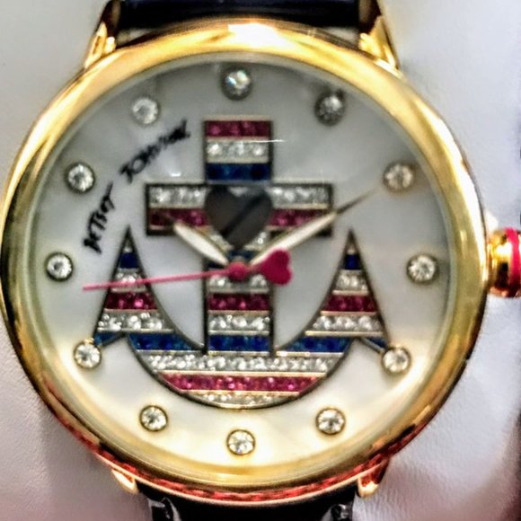 N.I.B. Betsey Johnson #BLING Anchor - Picture 2 of 3